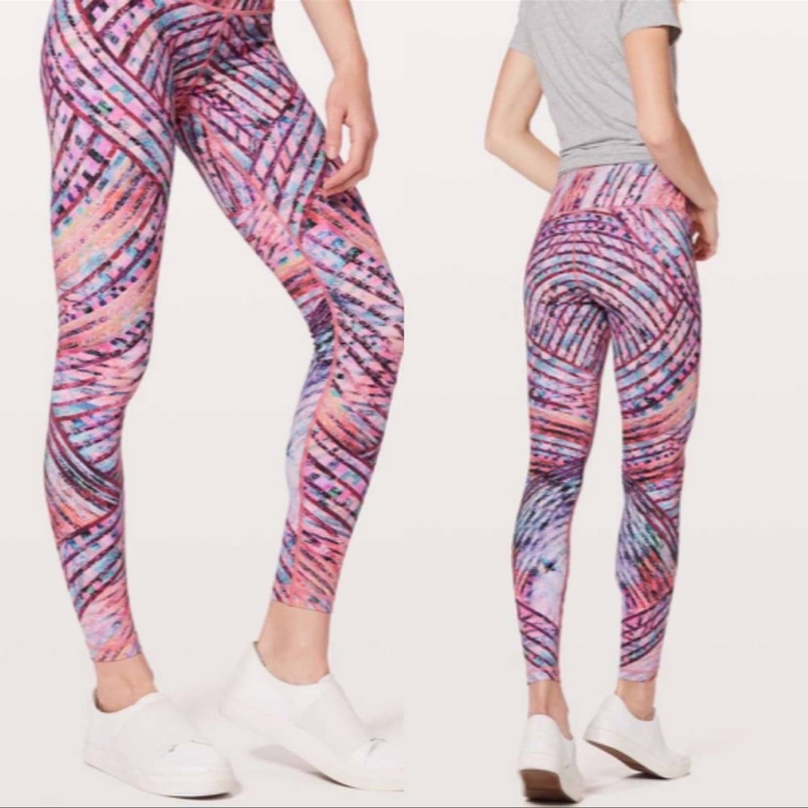 Lululemon Wunder Under HiRise Central Saint Martins Nulux 28 Kascade Legging 8